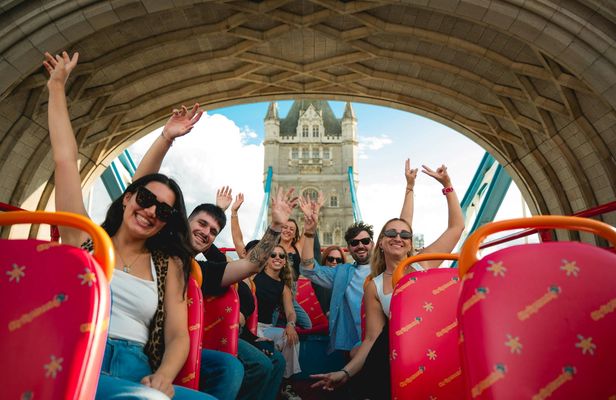 London 1‑day unlimited river cruise and hop‑on hop‑off bus tour combo