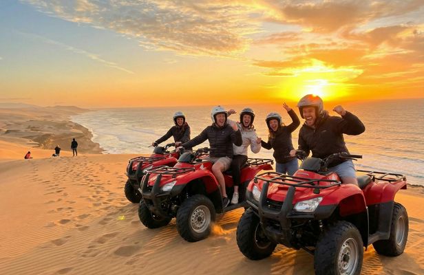 Quad Bike along Morocco's Atlantic Coast with BBQ Dinner and Transfer