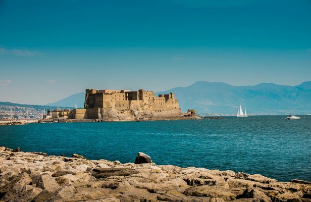Sunset boat tour in the Gulf of Naples with aperitivo and swim