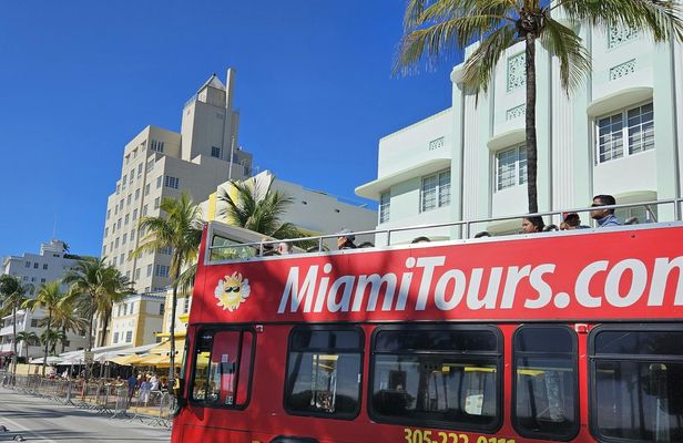 Miami half-day bus tour with South Beach cruise