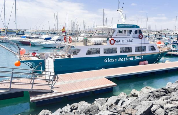 Round-trip ferry to Lobos Island with authorization from Corralejo