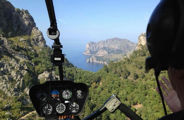 30-minute helicopter tour over Mallorca