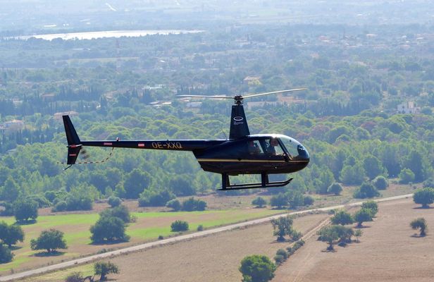8-minute helicopter ride over Palma de Mallorca city