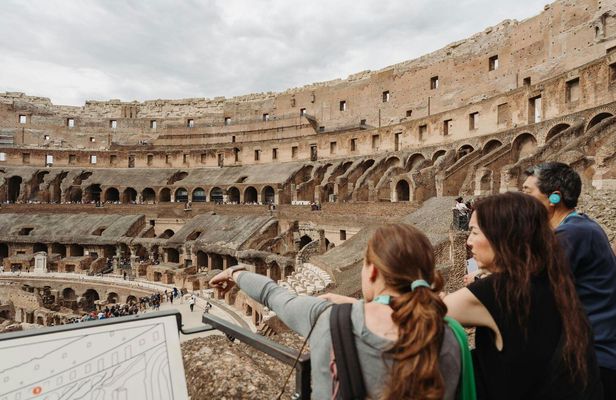 Guided Colosseum tour and self-guided Roman Forum visit