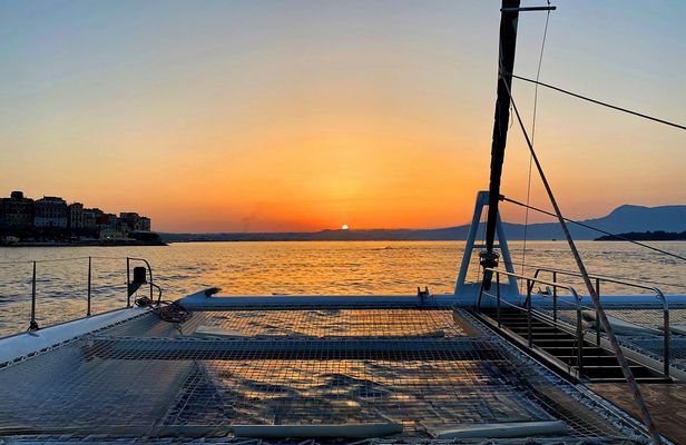 Catamaran sunset cruise from Rhodes New Marina ticket only