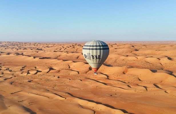 Hot air balloon adventure over Wahiba Sands