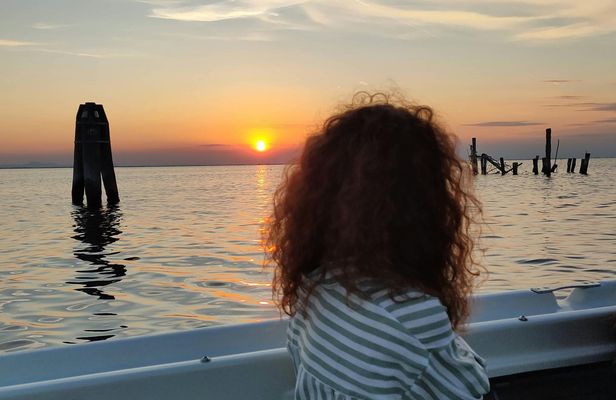 Venetian Lagoon golden hour boat tour from Chioggia