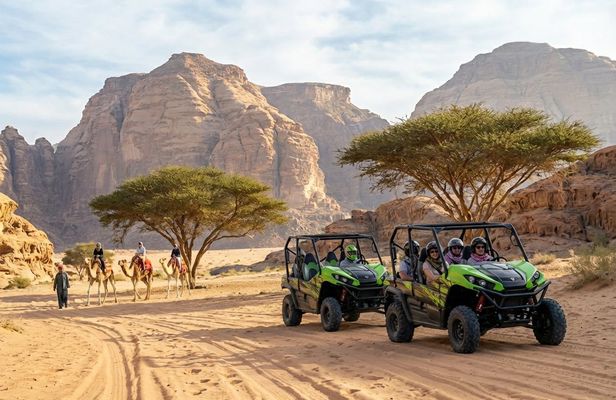 Morning buggy tour with camel ride in Marsa Alam
