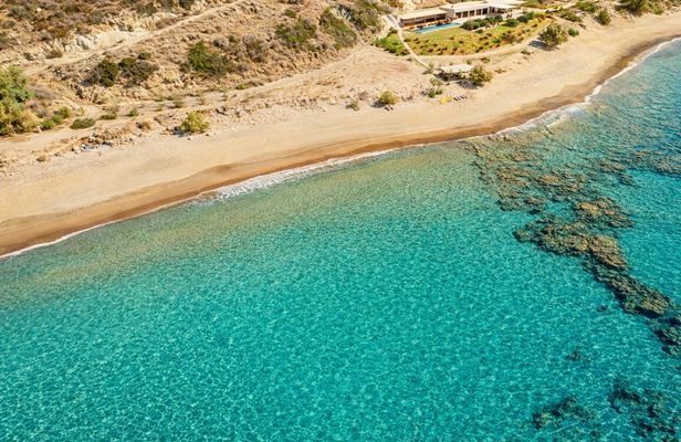 Crete southern coast tour with abandoned village and beach lunch