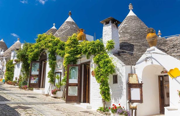 Visit Polignano a Mare and Alberobello from Bari