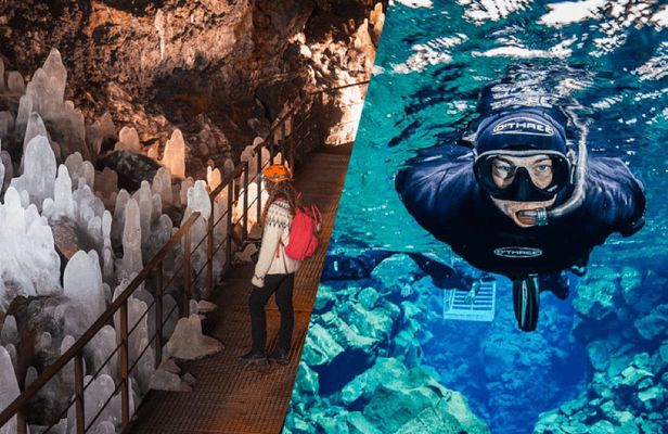 Black and blue snorkeling tour in Silfra