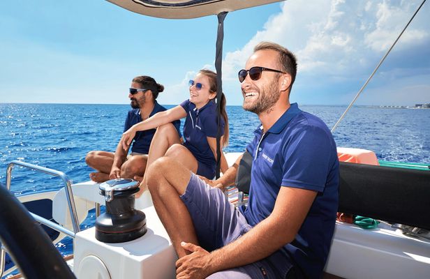 Day catamaran cruise from Ayia Napa to Cavo Greco and Blue Lagoon