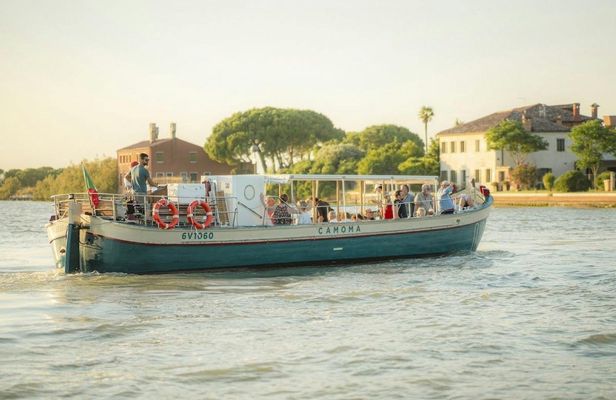 Venice lagoon cruise on a traditional boat with Murano and Burano