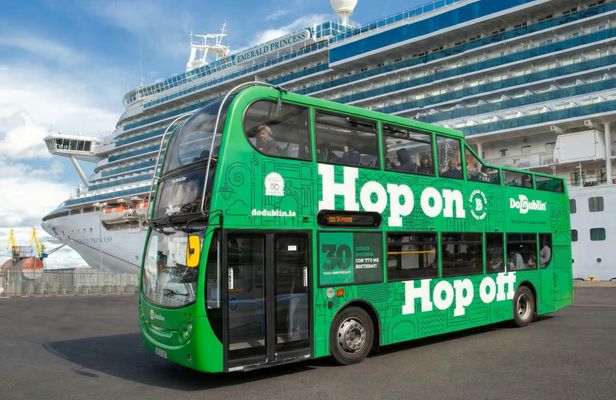 Dublin cruise ship shore excursion with hop-on hop-off and transfer