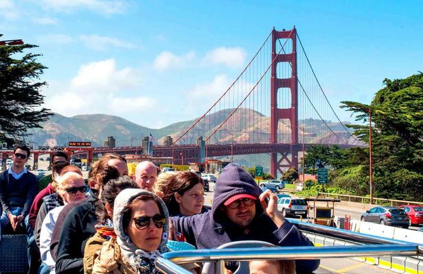 City Sightseeing hop-on hop-off bus tour of San Francisco