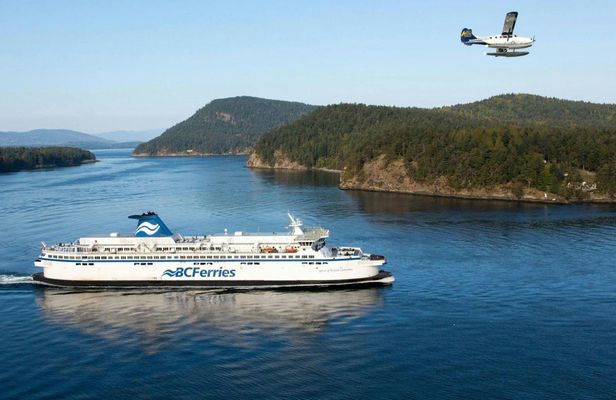 Vancouver to Victoria round trip with seaplane, ferry and coach