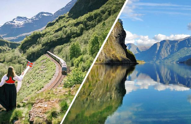 Legendary Flåm Railway and UNESCO fjord cruise with lunch in Bergen