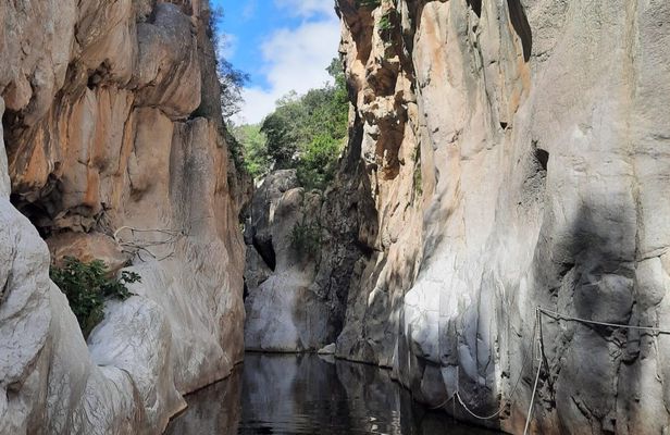 E-bike and dinghy adventure around Castelbuono and Tiberio Gorges