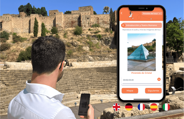 Malaga's historic quarter self-guided tour created by an official guide