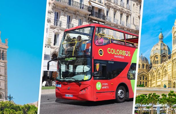 Marseille hop-on hop-off city bus tour