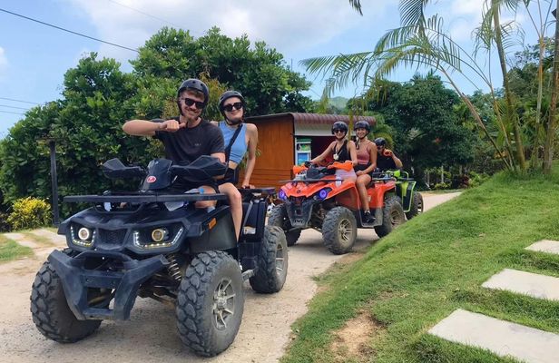 ATV adventure ride in Koh Samui's tropical jungle