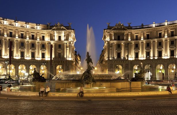 Rome open bus night tour