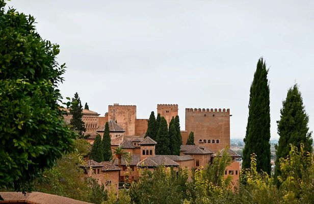 Alhambra audio-guided tour and Granada panoramic bus tour