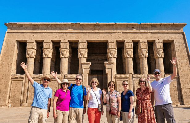 The temples of Dendera and Abydos from Luxor