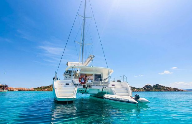 Full-Day Catamaran Tour to La Maddalena Archipelago with Lunch