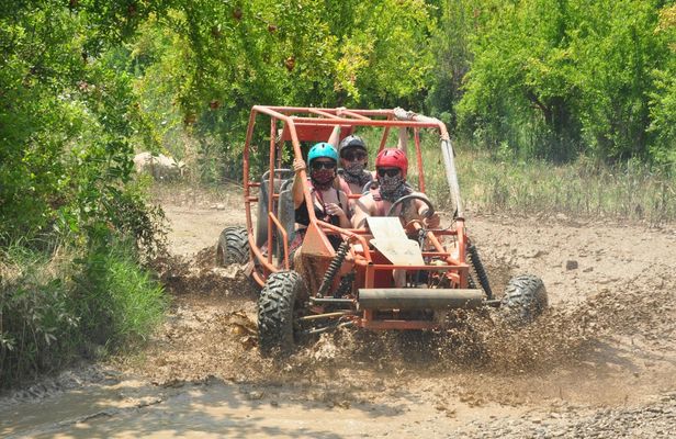 Sunset monster buggy adventure at Koprulu Canyon with rafting