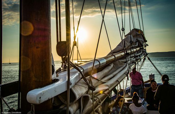 Marseille sunset cruise aboard a traditional sailing boat