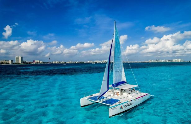 Full-day Isla Mujeres catamaran cruise from Costa Mujeres