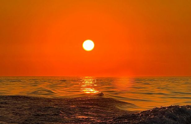 Sunset boat tour in Albania
