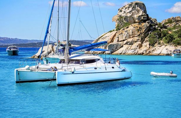 Catamaran excursion from Palau or La Maddalena