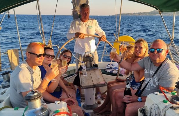 Rhodes private luxury sunset cruise