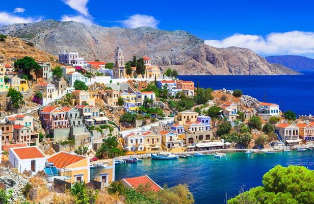 Guided e-bike tour of Symi Island highlights