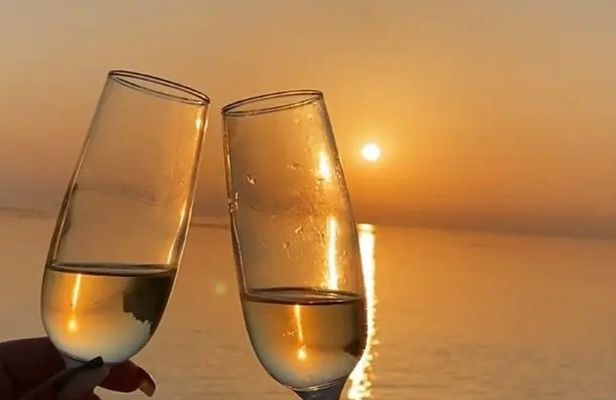 Champagne sightseeing cruise on pirate ship with Miami skyline views