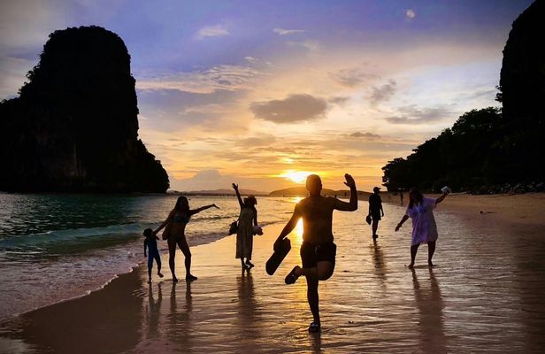 Krabi 4 islands sunset snorkelling tour with lunch in small groups