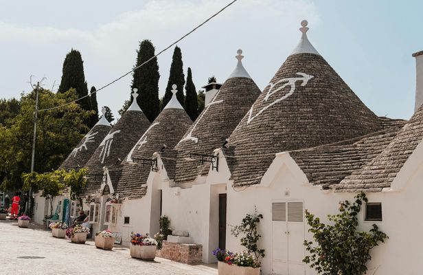 Alberobello guided tour with transfer from Monopoli