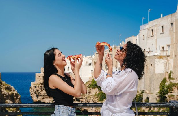 Polignano a mare in a day with street food, tuk-tuk and sea caves tour
