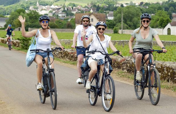Half-day bike and wine tour in Côte de Beaune