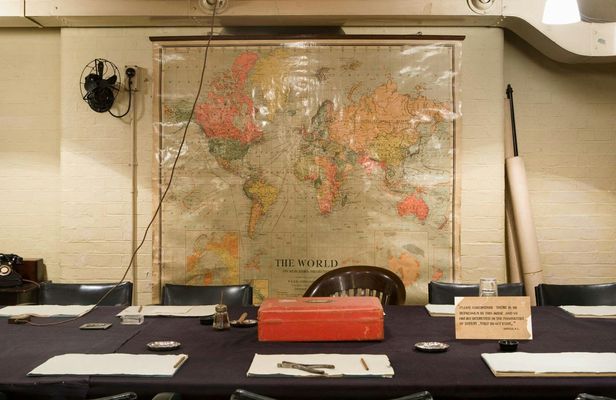 Churchill War Rooms tickets and political London audio tour