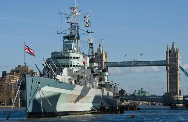 HMS Belfast tickets and Southbank highlights audio tour