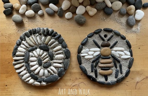 Ancient Greek pebble mosaic workshop