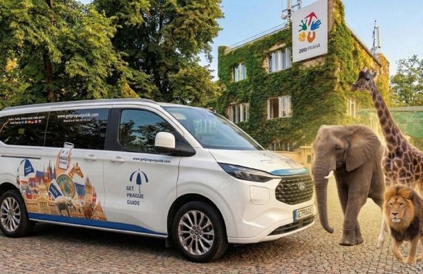Transfer to Prague Zoo with audio guide