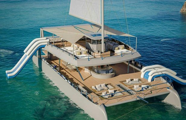 Palma Bay catamaran with lunch, swim stop and VIP area option