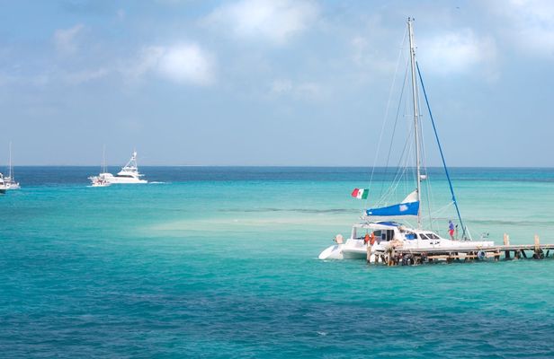 Full-day Isla Mujeres catamaran cruise from Playa del Carmen