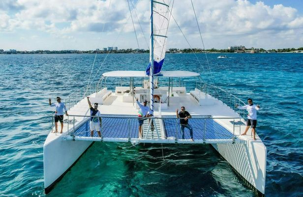 Full-day Isla Mujeres catamaran cruise from Puerto Morelos