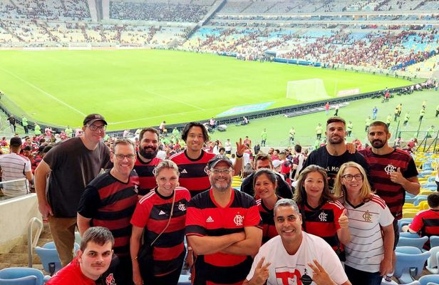 Rio de Janeiro Flamengo football match at Maracanã Stadium