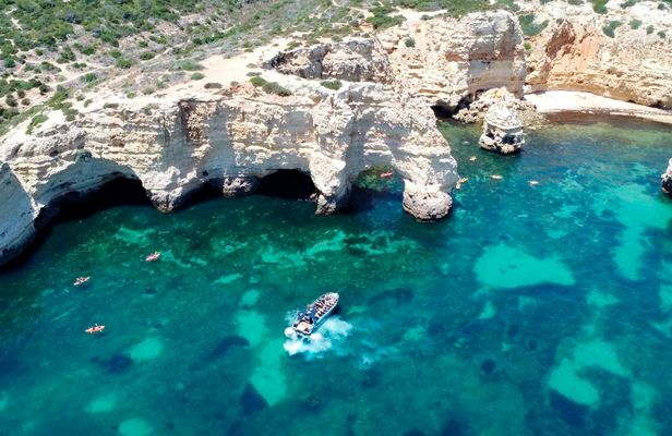 Benagil Caves and Algarve coast guided boat tour